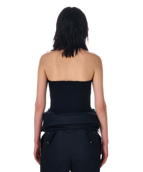 HALTER KNIT ZIP UP TOPS（タンクトップ）｜BEEDEN（ビーデン