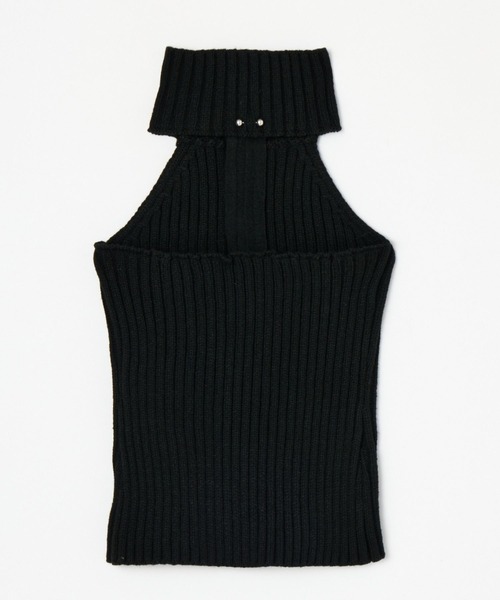 トップス [(^^)] HALTER KNIT ZIP UP TOPS（タンクトップ）｜BEEDEN（ビーデン