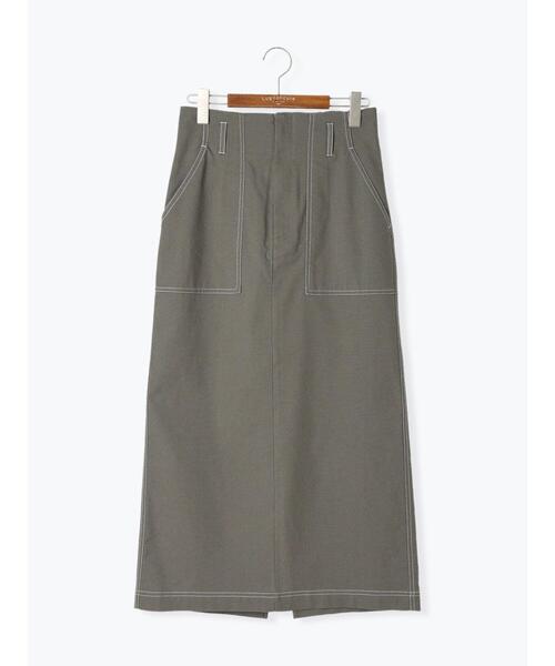 Lugnoncure(ルノンキュール)の「配色ステッチスカート《2025summer catalog item》(スカート・レディース・グレー/ベージュ/ブラック・F)」の13枚目の写真