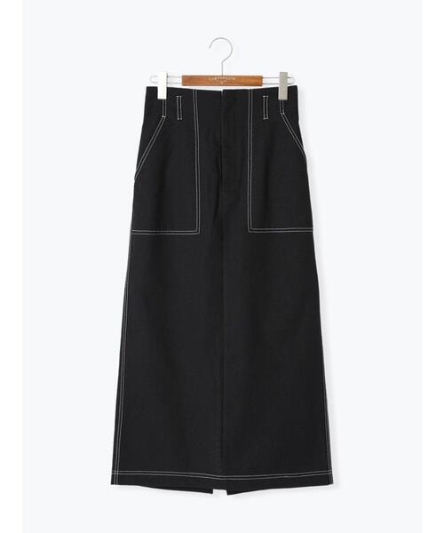 Lugnoncure(ルノンキュール)の「配色ステッチスカート《2025summer catalog item》(スカート・レディース・グレー/ベージュ/ブラック・F)」の14枚目の写真