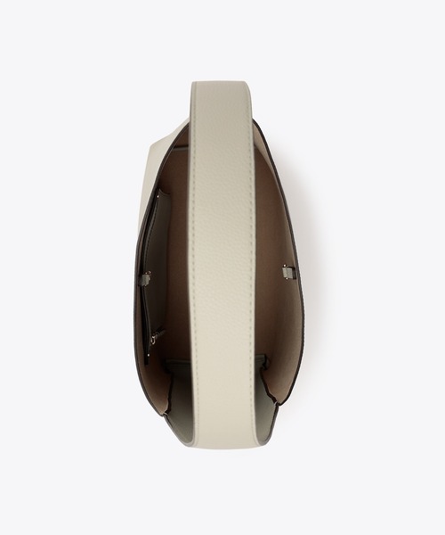 TORY BURCH（トリーバーチ）の「ロミー ホーボーバッグ（トートバッグ・レディース・ライトグレー/モカ/グレイッシュベージュ・ONE SIZE）」の12枚目の写真