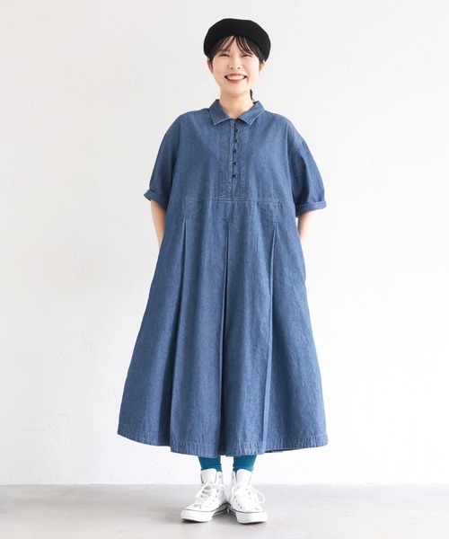 soulberry(ソウルベリー)の「【ショート丈】私の夏デニムワンピース(ワンピース・レディース・ブルー系その他2・LL/L/M)」の18枚目の写真