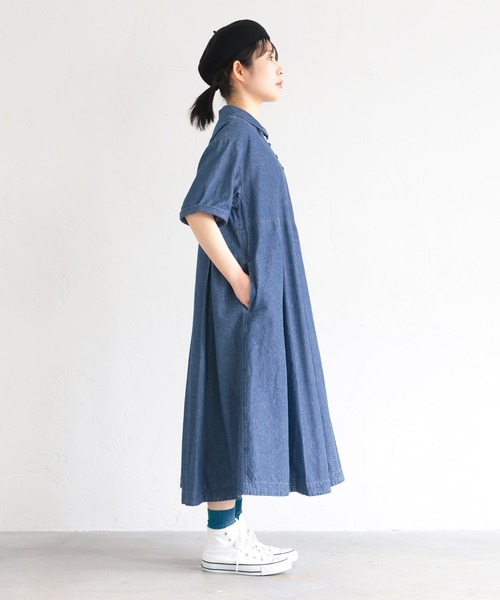 soulberry(ソウルベリー)の「【ショート丈】私の夏デニムワンピース(ワンピース・レディース・ブルー系その他2・LL/L/M)」の19枚目の写真