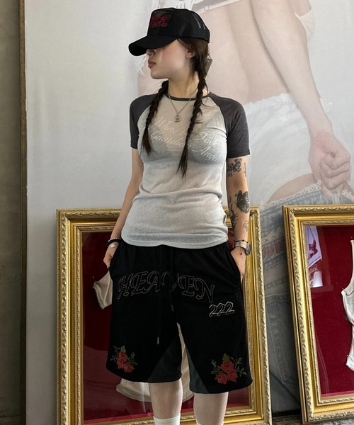 SCULPTOR * 新品未使用 タグ付き シアー フローラル トップス 韓国 SCULPTOR(スカルプター) ブラウス・シャツ(レディース