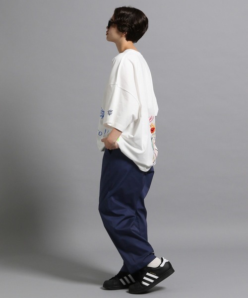 GEORGE'S（ジョージズ）の「ラクガキプリントTシャツ（Tシャツ/カットソー・メンズ・ホワイト/杢グレー・MEDIUM/LARGE）」の17枚目の写真
