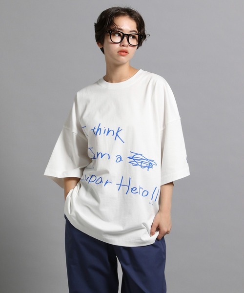 GEORGE'S（ジョージズ）の「ラクガキプリントTシャツ（Tシャツ/カットソー・メンズ・ホワイト/杢グレー・MEDIUM/LARGE）」の19枚目の写真