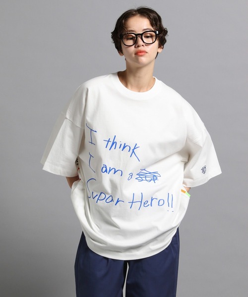 GEORGE'S（ジョージズ）の「ラクガキプリントTシャツ（Tシャツ/カットソー・メンズ・ホワイト/杢グレー・MEDIUM/LARGE）」の20枚目の写真