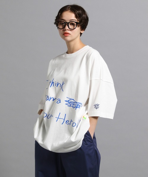 GEORGE'S（ジョージズ）の「ラクガキプリントTシャツ（Tシャツ/カットソー・メンズ・ホワイト/杢グレー・MEDIUM/LARGE）」の21枚目の写真