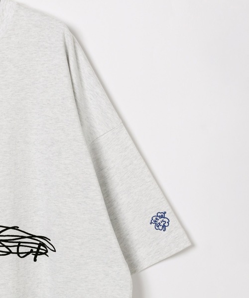 GEORGE'S（ジョージズ）の「ラクガキプリントTシャツ（Tシャツ/カットソー・メンズ・ホワイト/杢グレー・MEDIUM/LARGE）」の6枚目の写真