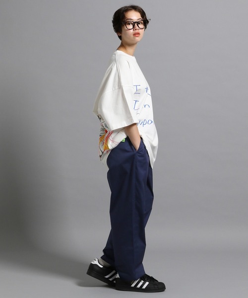 GEORGE'S（ジョージズ）の「ラクガキプリントTシャツ（Tシャツ/カットソー・メンズ・ホワイト/杢グレー・MEDIUM/LARGE）」の16枚目の写真