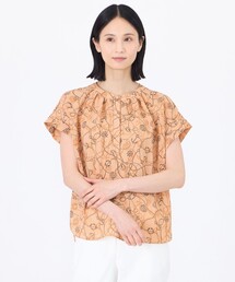 ブラウス シャツ 「L」「接触冷感」「ウォッシャブル」シルキーローンシャツブラウス レディース 接触冷感】【ウォッシャブル】シルキーローンシャツブラウス