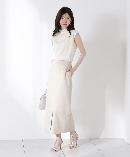 PROPORTION BODY DRESSING（プロポーションボディドレッシング）の「Ｄカンナロースカート / 1215220612（スカート・レディース・ダークグレー/ブラウン/オフホワイト・MEDIUM/SMALL/P/S）」の9枚目の写真