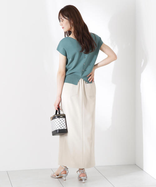 PROPORTION BODY DRESSING（プロポーションボディドレッシング）の「Ｄカンナロースカート / 1215220612（スカート・レディース・ダークグレー/ブラウン/オフホワイト・MEDIUM/SMALL/P/S）」の10枚目の写真