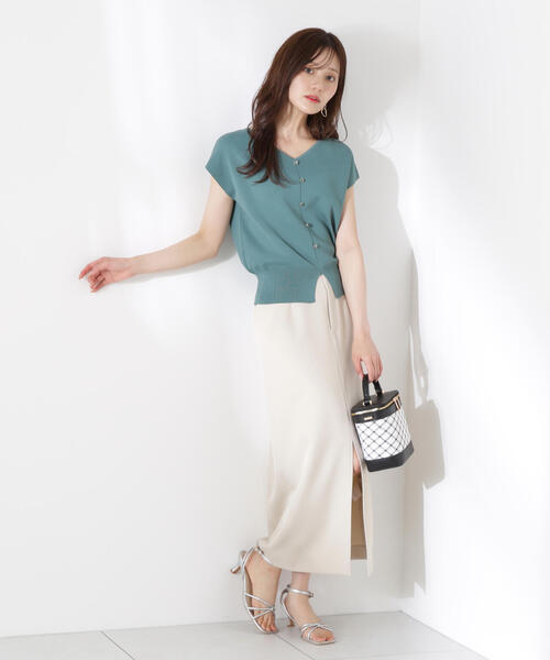 PROPORTION BODY DRESSING（プロポーションボディドレッシング）の「Ｄカンナロースカート / 1215220612（スカート・レディース・ダークグレー/ブラウン/オフホワイト・MEDIUM/SMALL/P/S）」の11枚目の写真