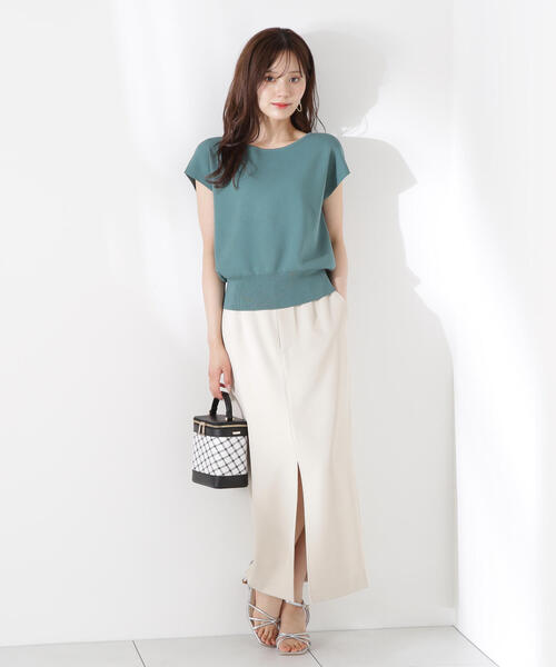 PROPORTION BODY DRESSING（プロポーションボディドレッシング）の「Ｄカンナロースカート / 1215220612（スカート・レディース・ダークグレー/ブラウン/オフホワイト・MEDIUM/SMALL/P/S）」の12枚目の写真