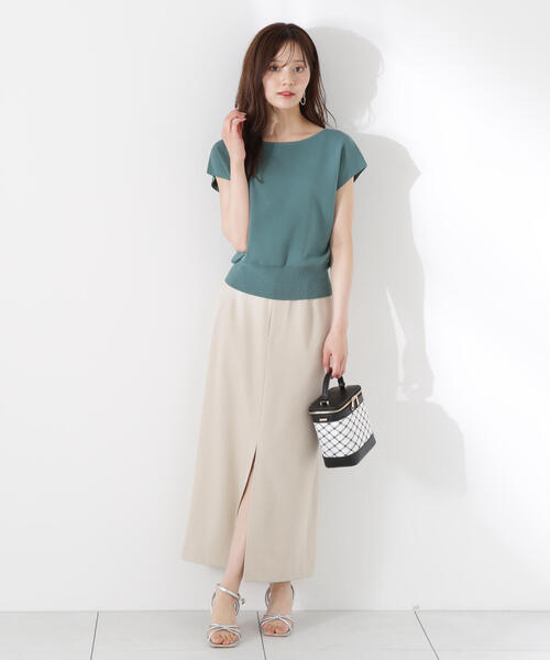 PROPORTION BODY DRESSING（プロポーションボディドレッシング）の「Ｄカンナロースカート / 1215220612（スカート・レディース・ダークグレー/ブラウン/オフホワイト・MEDIUM/SMALL/P/S）」の13枚目の写真