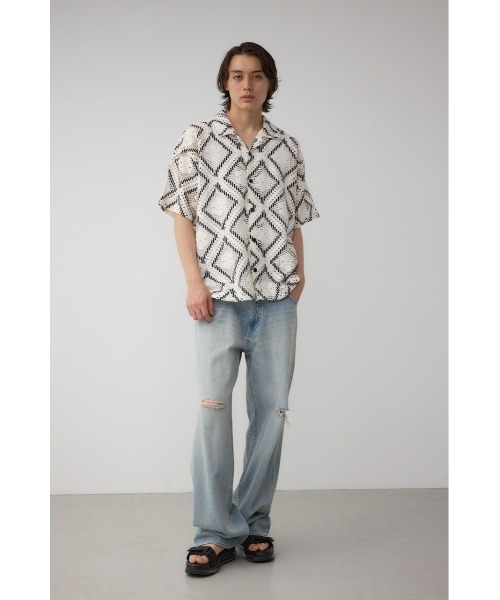 セール】アソートデザインメッシュシャツ（シャツ/ブラウス）｜AZUL BY