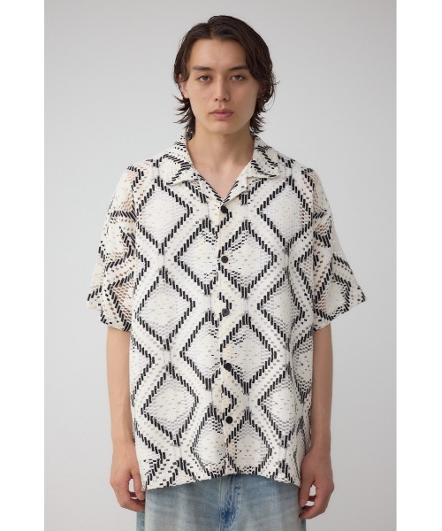 AZUL by moussy(アズールバイマウジー)の「アソートデザインメッシュシャツ(シャツ/ブラウス・メンズ・ホワイト系その他/グレー系その他/ホワイト系その他2/ブラック系その他・MEDIUM/LARGE)」の14枚目の写真