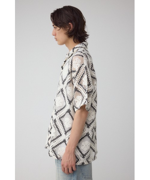 AZUL by moussy(アズールバイマウジー)の「アソートデザインメッシュシャツ(シャツ/ブラウス・メンズ・ホワイト系その他/グレー系その他/ホワイト系その他2/ブラック系その他・MEDIUM/LARGE)」の15枚目の写真