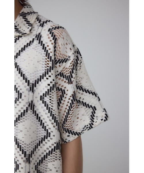 AZUL by moussy(アズールバイマウジー)の「アソートデザインメッシュシャツ(シャツ/ブラウス・メンズ・ホワイト系その他/グレー系その他/ホワイト系その他2/ブラック系その他・MEDIUM/LARGE)」の18枚目の写真