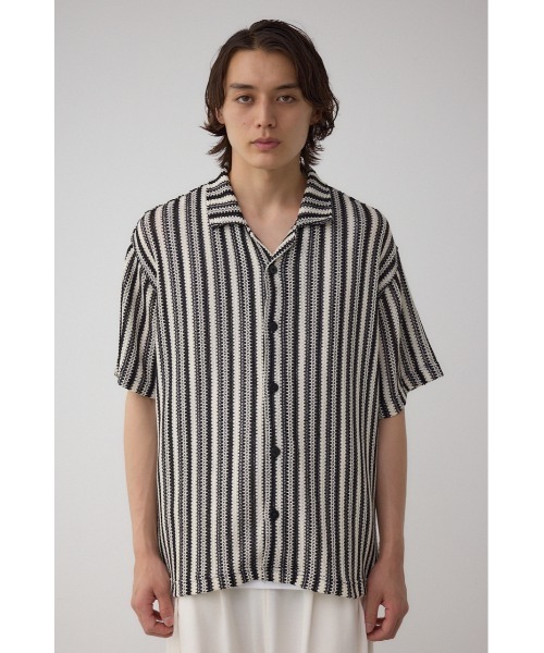 AZUL by moussy(アズールバイマウジー)の「アソートデザインメッシュシャツ(シャツ/ブラウス・メンズ・ホワイト系その他/グレー系その他/ホワイト系その他2/ブラック系その他・MEDIUM/LARGE)」の7枚目の写真