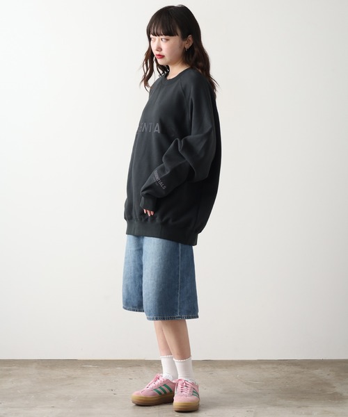 FOG ESSENTIALS(エフオージーエッセンシャルズ)の「FOG ESSENTIALS/エッセンシャルズ FRONT LOGO CREW SWEAT SHIRTS スウェット(スウェット・メンズ・ブラック/クリーム・S/L)」の9枚目の写真