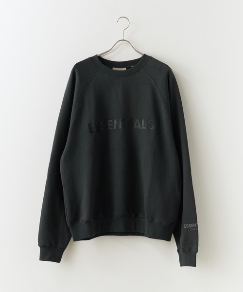 FOG ESSENTIALS(エフオージーエッセンシャルズ)の「FOG ESSENTIALS/エッセンシャルズ FRONT LOGO CREW SWEAT SHIRTS スウェット(スウェット・メンズ・ブラック/クリーム・S/L)」の3枚目の写真