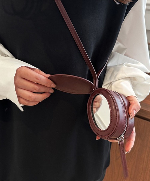 manamiさん♡ 間仕切りショルダー miniministore ショルダーバッグ レディース 斜め掛け