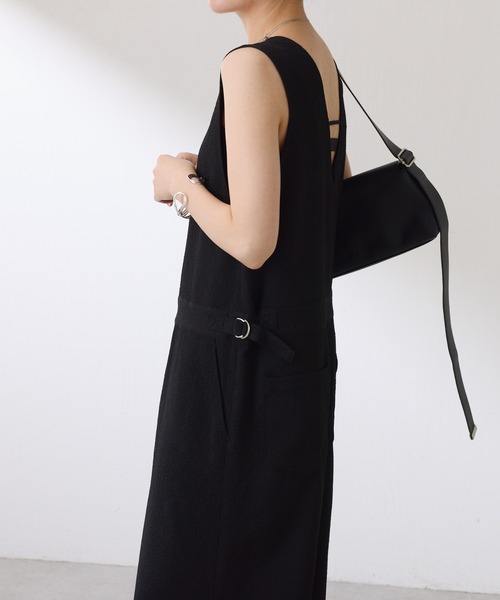美品　COLLAGE GALARDAGALANTE ネオレザーサロペットF COLLAGE GALLARDAGALANTE｜ジャージーサロペット | Rakuten