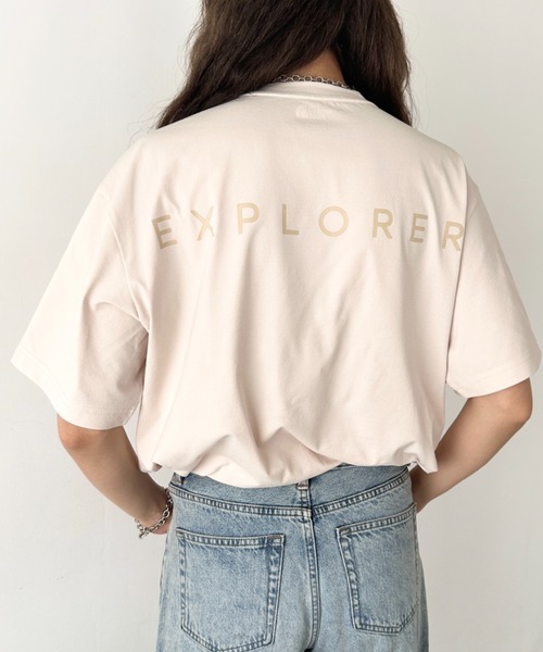tシャツ 国内未発売 THE NORTH FACE(ザ・ノースフェイス) /ワンポイントロゴ バックプリント 半袖 Tシャツ/DELUZ S/S R/ THE NORTH FACE tシャツ 国内未発売 FACE(ザ・ノースフェイス