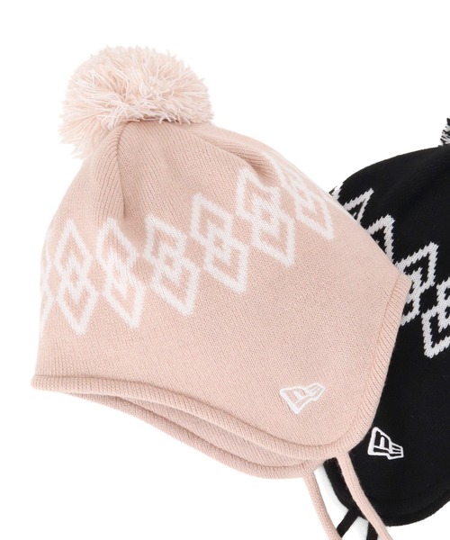 ニューエラ キッズ ポンポン付きニット帽（ニットキャップ/ビーニー