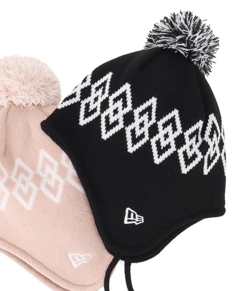 ニューエラ キッズ ポンポン付きニット帽（ニットキャップ/ビーニー