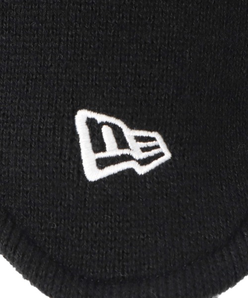 NEW ERA（ニューエラ）の「ニューエラ キッズ ポンポン付きニット帽（ニットキャップ/ビーニー・キッズ・ブラック/ピンク・FREE）」の6枚目の写真