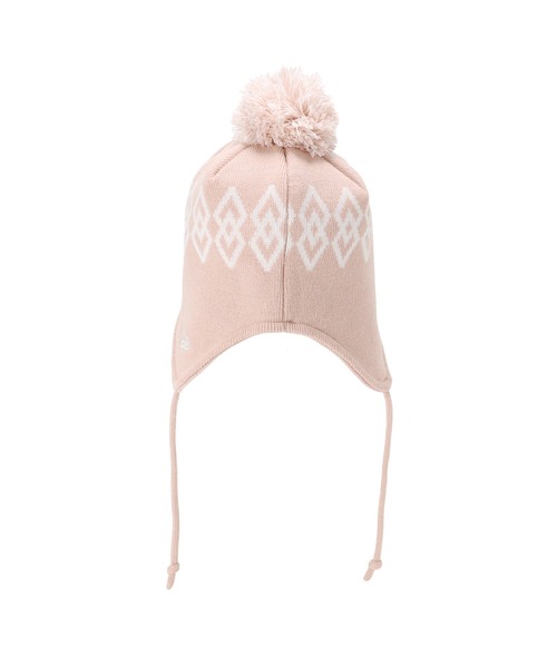 NEW ERA（ニューエラ）の「ニューエラ キッズ ポンポン付きニット帽（ニットキャップ/ビーニー・キッズ・ブラック/ピンク・FREE）」の9枚目の写真