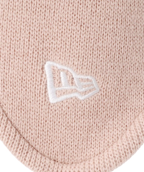 NEW ERA（ニューエラ）の「ニューエラ キッズ ポンポン付きニット帽（ニットキャップ/ビーニー・キッズ・ブラック/ピンク・FREE）」の10枚目の写真