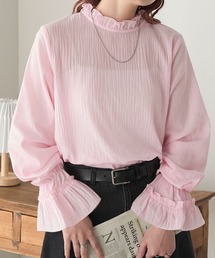 トップス（ピンク/桃色系・フリル）ファッション通販 - ZOZOTOWN