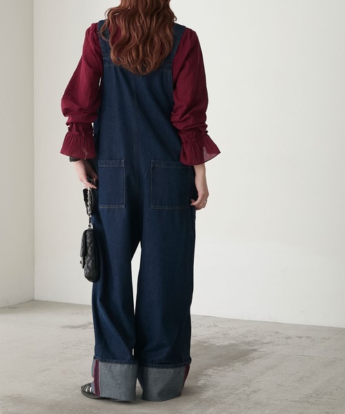 セール】【マシンウォッシャブル】シアーコットンフリルブラウス