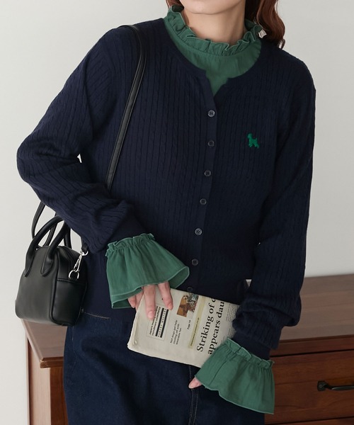 セール】【マシンウォッシャブル】シアーコットンフリルブラウス