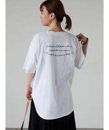 Lugnoncure | 前後ロゴハーフスリーブTシャツ(Tシャツ/カットソー)