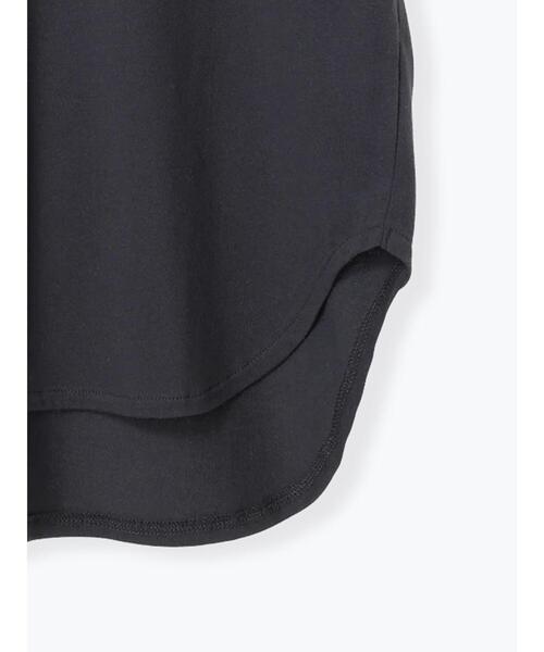 Lugnoncure（ルノンキュール）の「前後ロゴハーフスリーブTシャツ（Tシャツ/カットソー・レディース・ブラック/オフホワイト/チャコールグレー・F）」の20枚目の写真