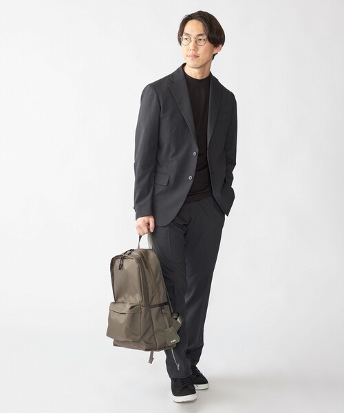SHIPS（シップス）の「【WEB限定】SHIPS: ナイロン ビズ バックパック（バックパック/リュック・メンズ・ネイビー/オリーブ/ブラック・ONESIZE）」の5枚目の写真