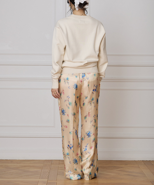 IENA LA BOUCLE（イエナラブークル）の「IENA LA BOUCLE ボタニカルプリントイージーパンツ（その他パンツ・レディース・ベージュ系その他・36/38）」の7枚目の写真