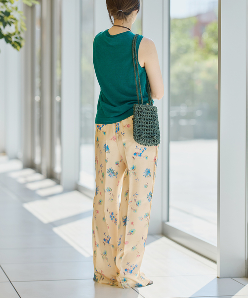 IENA LA BOUCLE（イエナラブークル）の「IENA LA BOUCLE ボタニカルプリントイージーパンツ（その他パンツ・レディース・ベージュ系その他・36/38）」の15枚目の写真