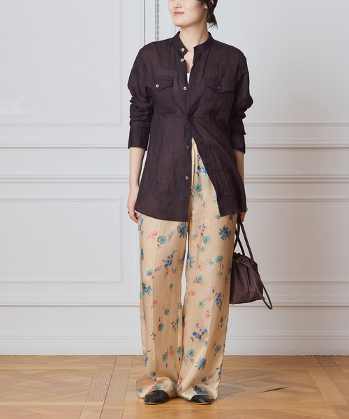 IENA LA BOUCLE（イエナラブークル）の「IENA LA BOUCLE ボタニカルプリントイージーパンツ（その他パンツ・レディース・ベージュ系その他・36/38）」の20枚目の写真