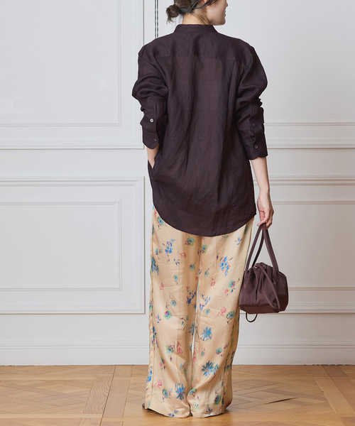 IENA LA BOUCLE（イエナラブークル）の「IENA LA BOUCLE ボタニカルプリントイージーパンツ（その他パンツ・レディース・ベージュ系その他・36/38）」の22枚目の写真