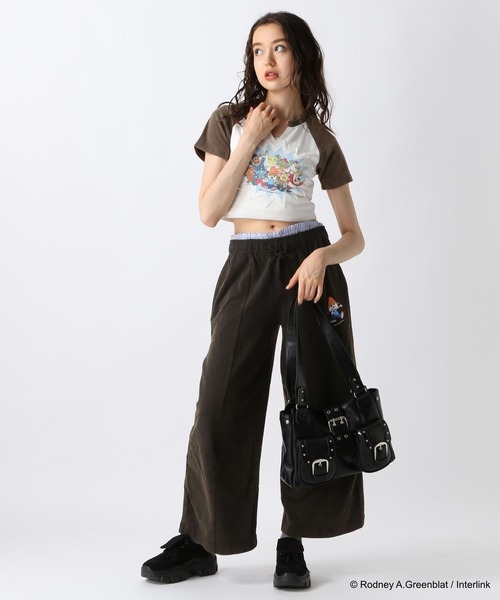 FOREVER 21（フォーエバー トゥエンティーワン）の「【パラッパラッパー】スウェットパンツ（スウェットパンツ・レディース・ブラック/グレー・SMALL/MEDIUM）」の5枚目の写真