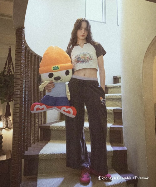 FOREVER 21（フォーエバー トゥエンティーワン）の「【パラッパラッパー】スウェットパンツ（スウェットパンツ・レディース・ブラック/グレー・SMALL/MEDIUM）」の4枚目の写真