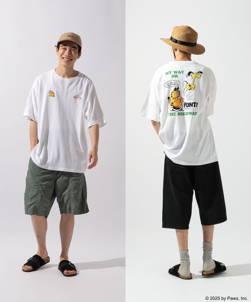 niko and...（ニコアンド）の「CHARACTER PRINT T-SHIRT（Tシャツ/カットソー・メンズ・チャコール/グリーン/オフホワイト/グレー/イエロー/ブラック/ライトグレー/ネイビー/ホワイト・MEDIUM/LARGE）」の12枚目の写真