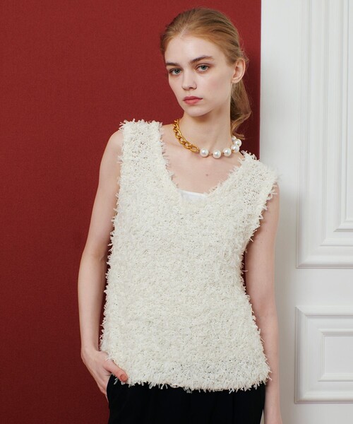 LOULOU WILLOUGHBY】WOOLカシミヤ2WAY プルオーバー|allureville