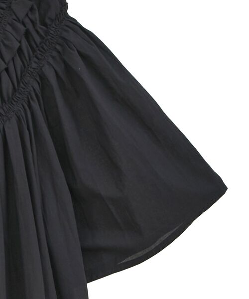 earth music&ecology（アースミュージックアンドエコロジー）の「ギャザーロングワンピース（ワンピース・レディース・ホワイト系その他2/ライトブルー/ブラック・FREE）」の14枚目の写真